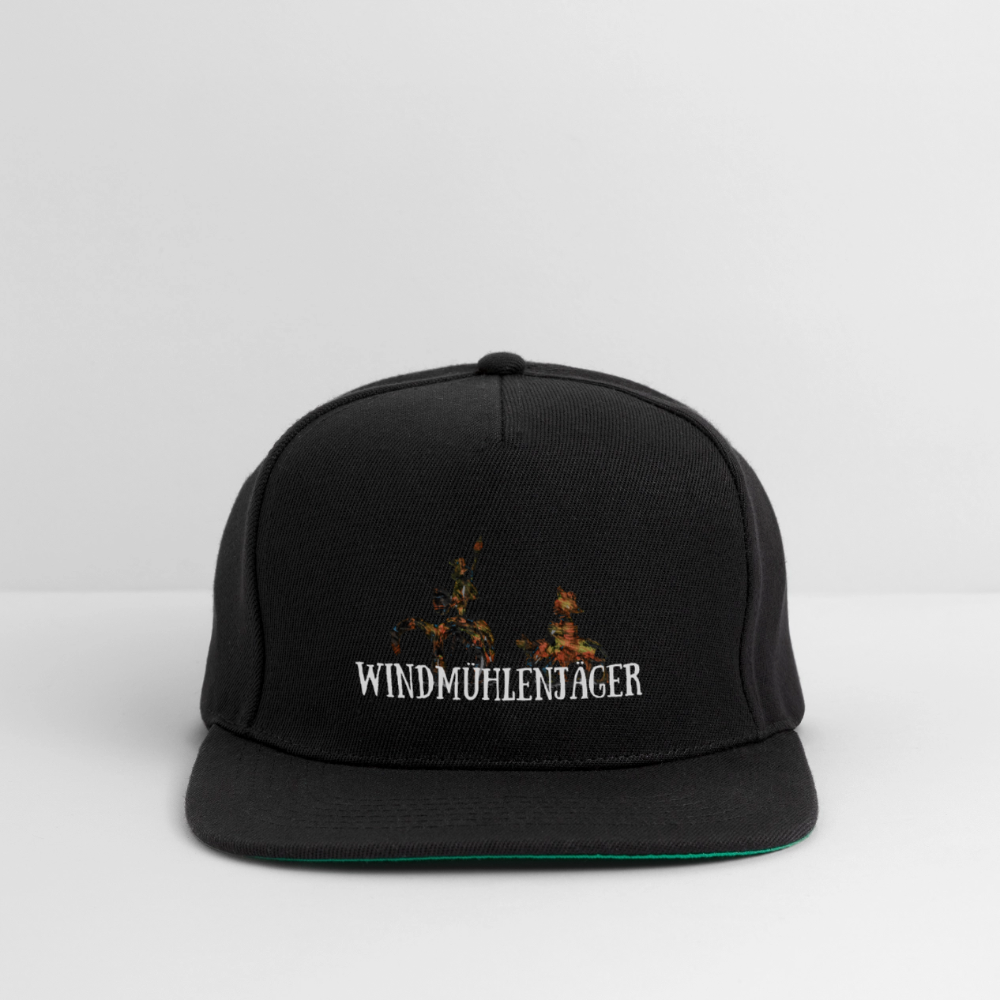 Snapback Cap - Schwarz/Schwarz