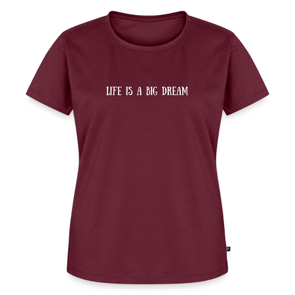 Frauen Premium T-Shirt - Burgunderrot