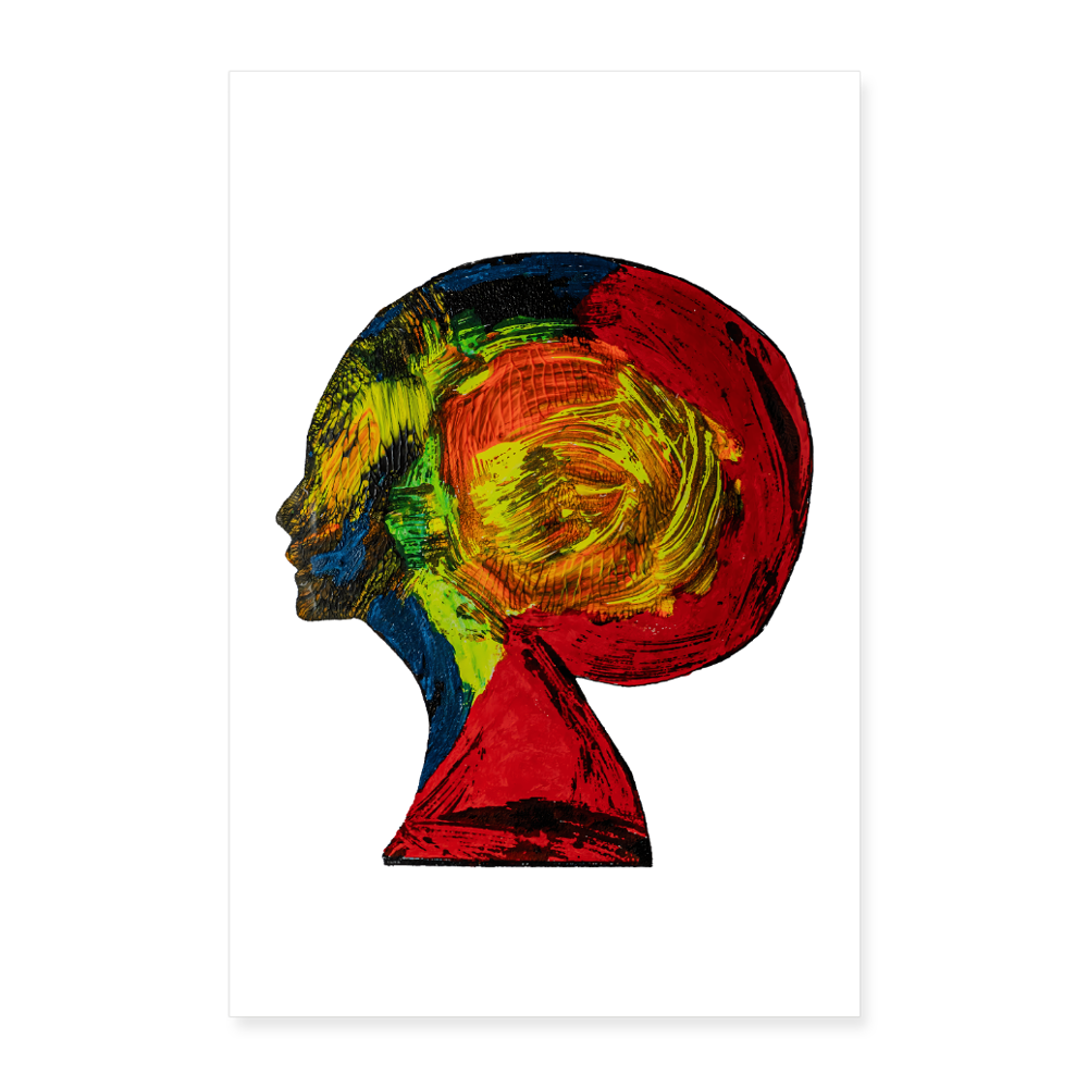 Poster 60x90 cm - Weiß