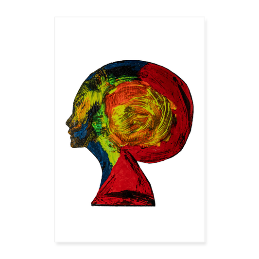 Poster 60x90 cm - Weiß