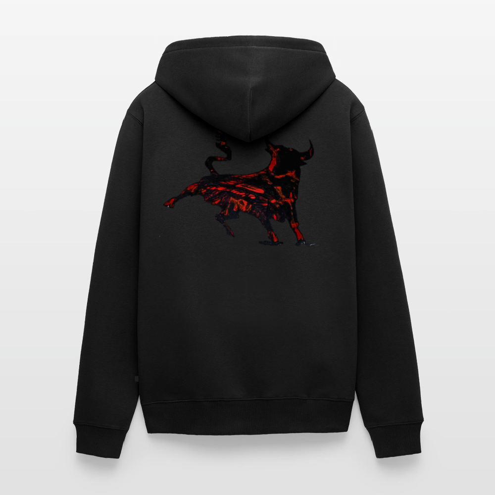 Männer Kapuzenjacke Torro Backprint - Schwarz