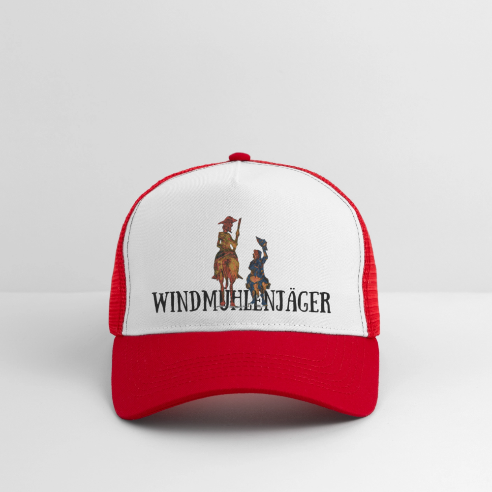 Trucker Cap - Weiß/Rot