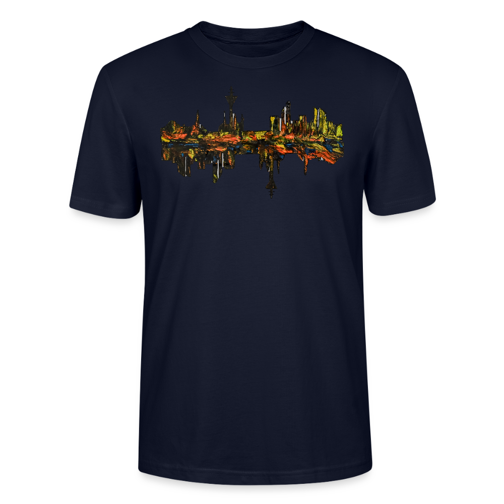 Unisex T-Shirt Düsseldorfer Skyline V.3 - Navy