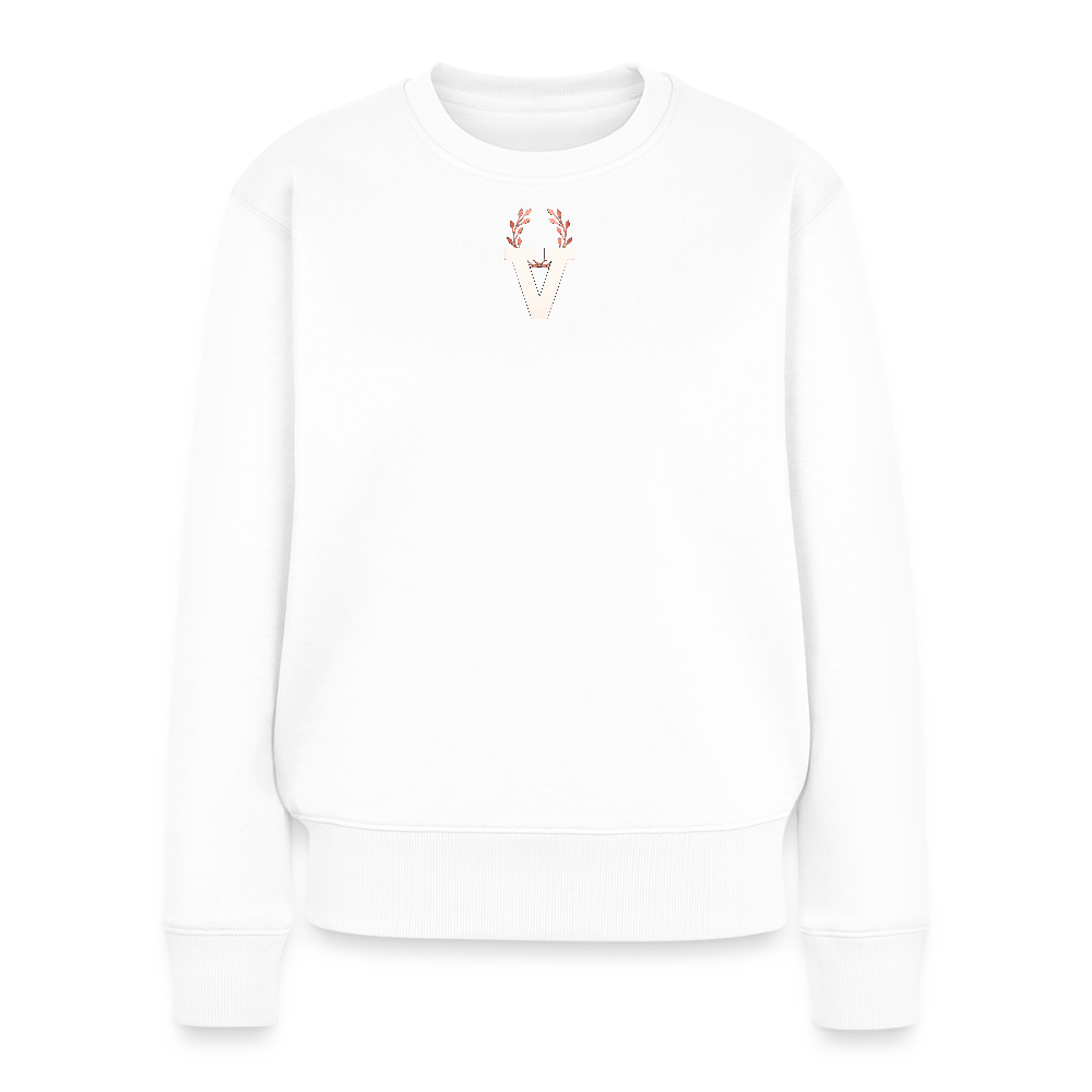 Frauen Pulli Angel Backprint - Weiß