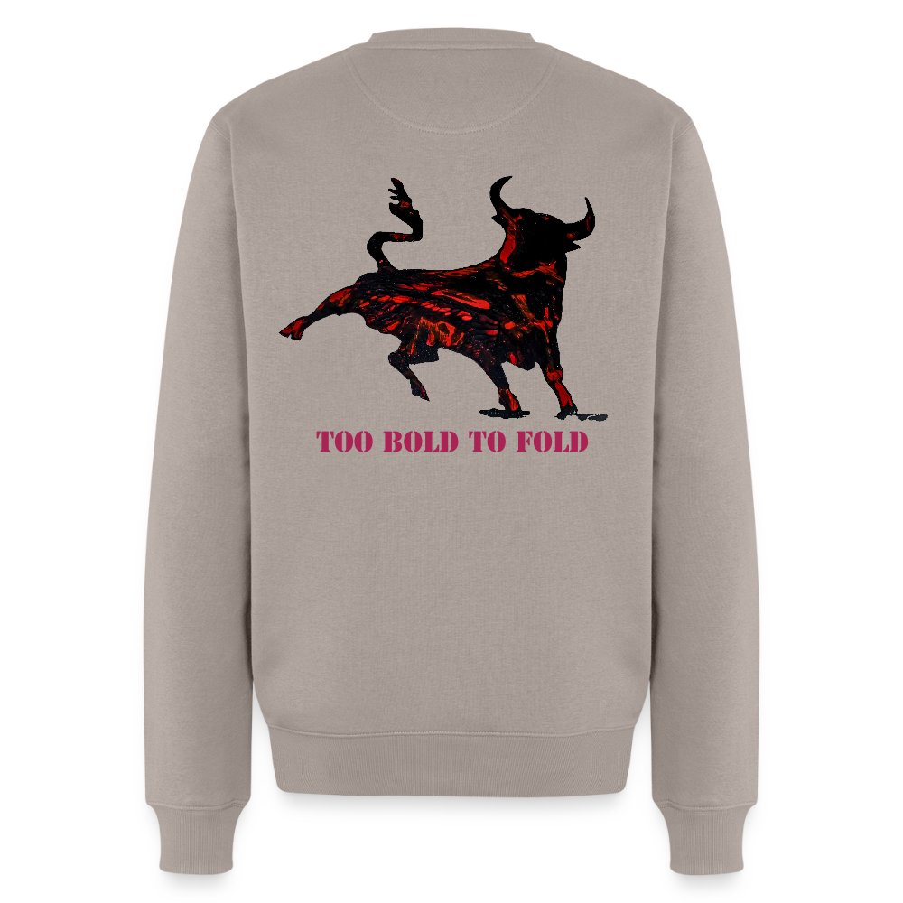 Männer Pulli Torro Backprint - Taupe
