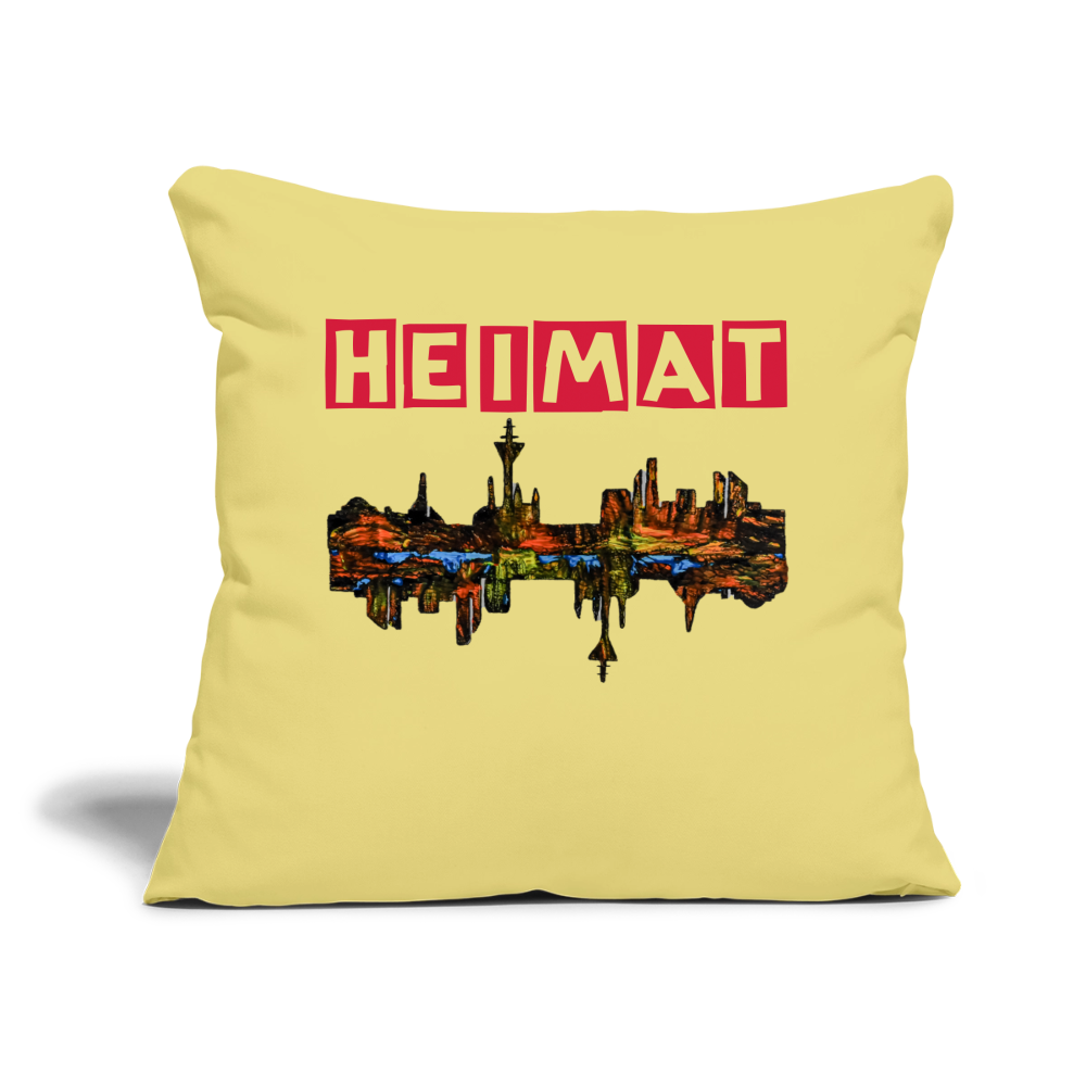 Sofakissenbezug 44 x 44 cm - Hellgelb