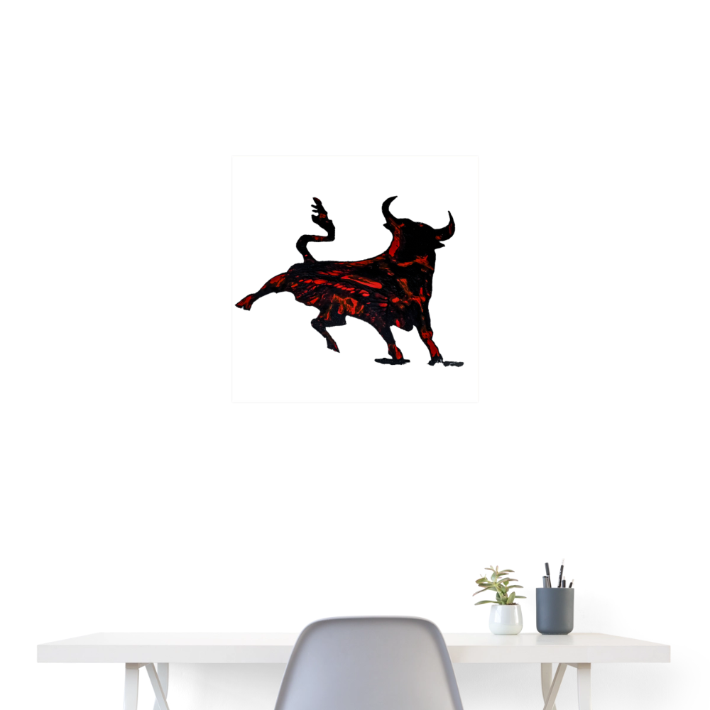 Poster Torro - Weiß