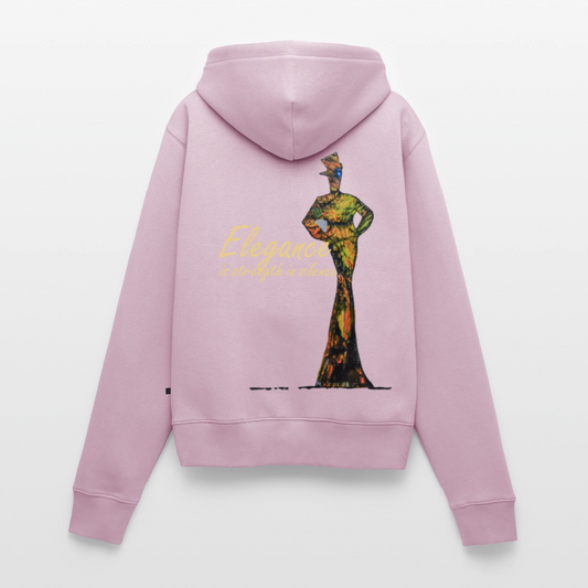 Frauen Kapuzenjacke Elegance Backprint - Altrosa