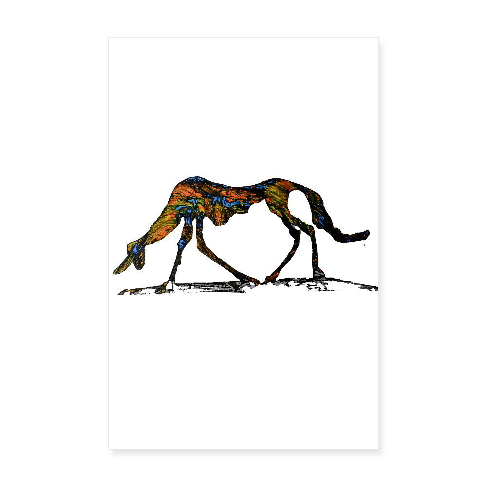 Poster 20x30 cm - Weiß