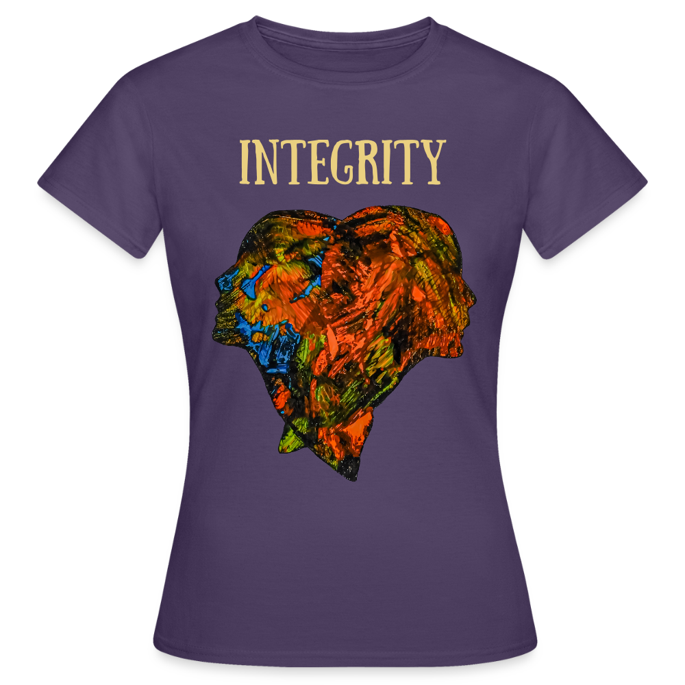 Frauen T-Shirt Espejo - Dunkellila