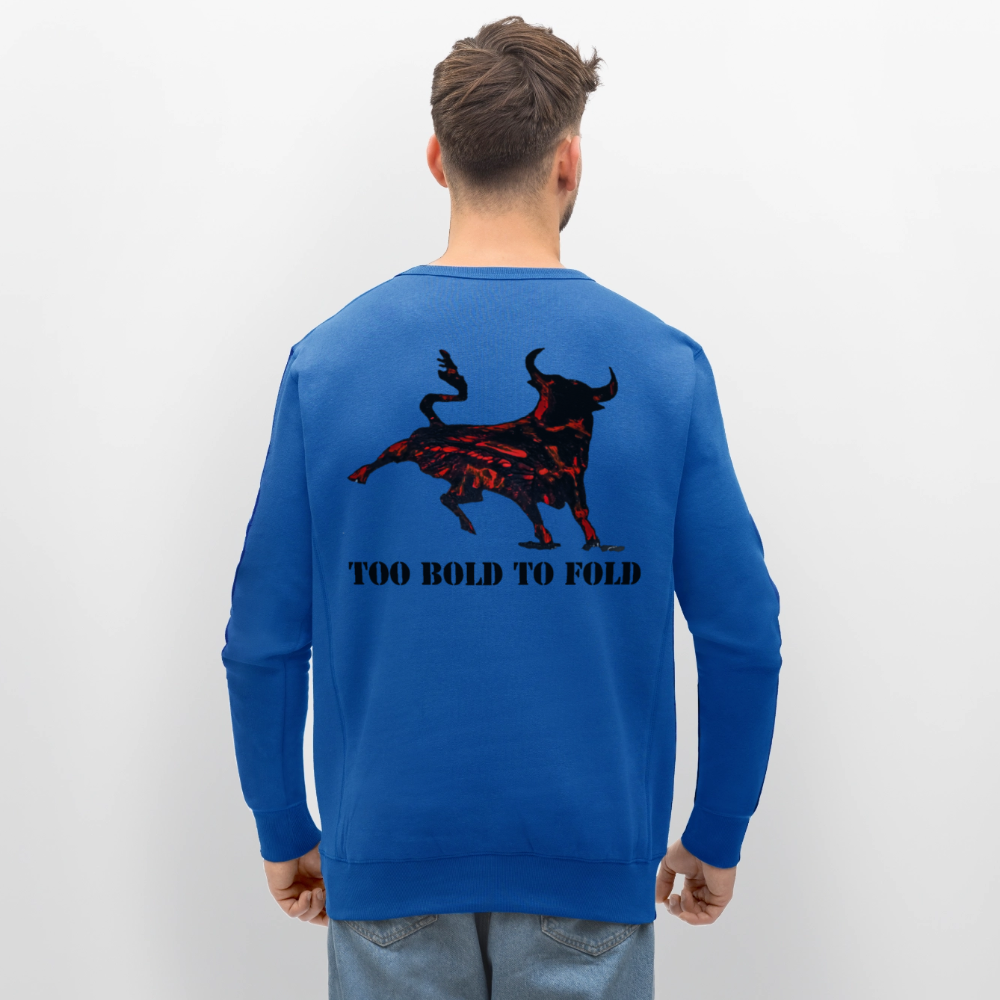Unisex Bio Pulli Torro Backprint - Königsblau