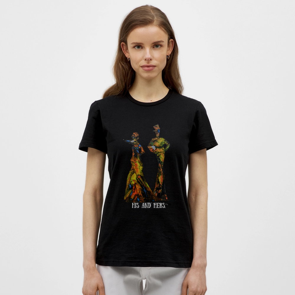 Frauen T-Shirt Zylinder und Stella - Schwarz