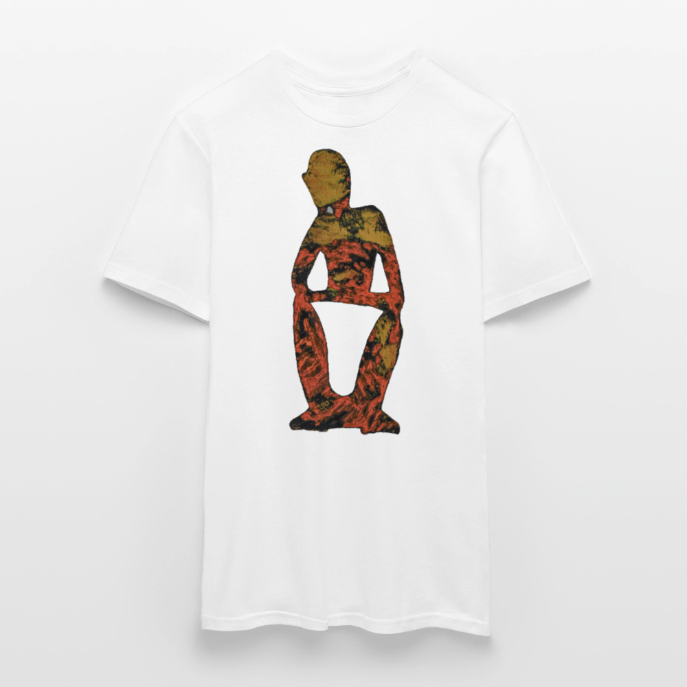 Männer T-Shirt Stille - Weiß