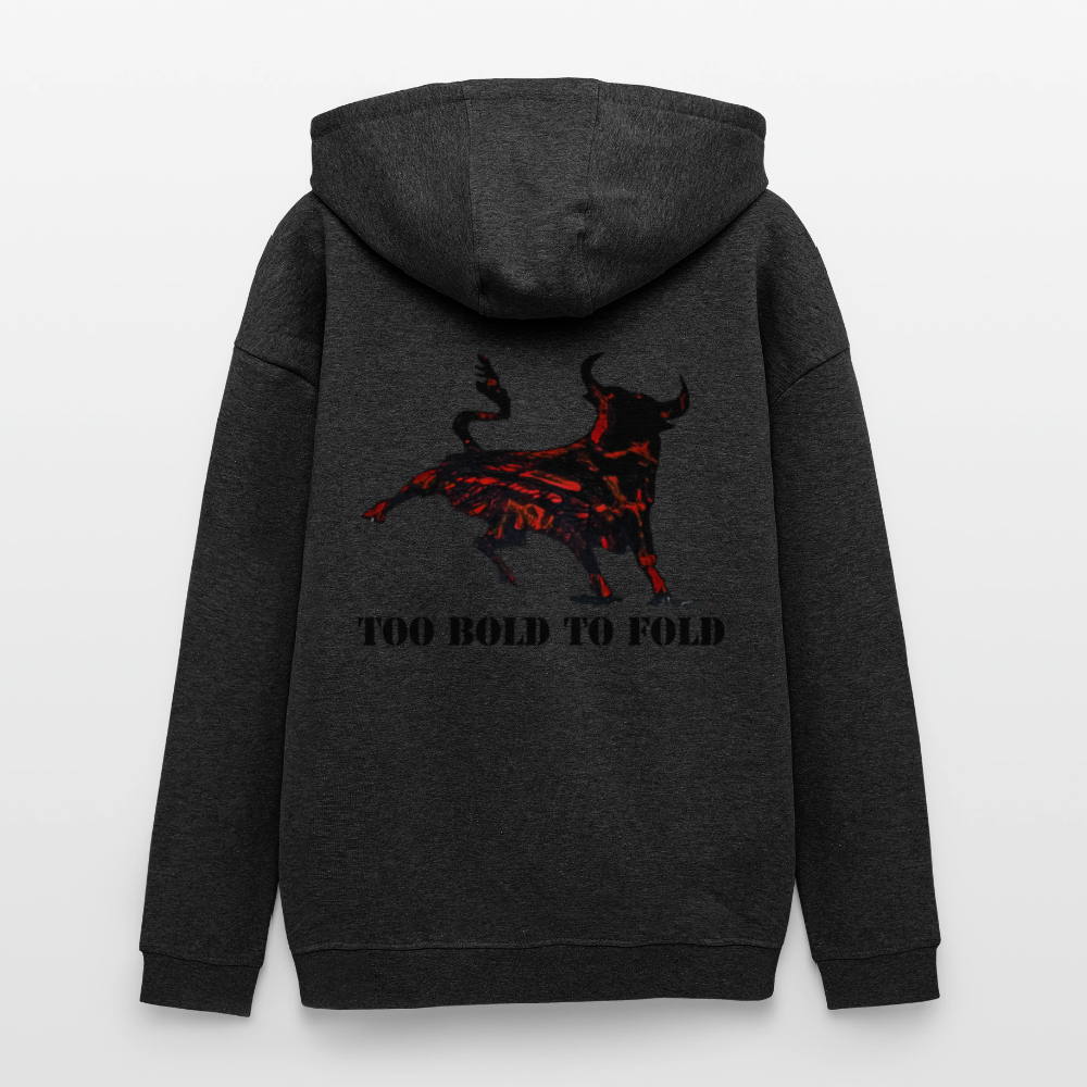 Oversized Unisex Hoodie Torro Backprint - Anthrazit