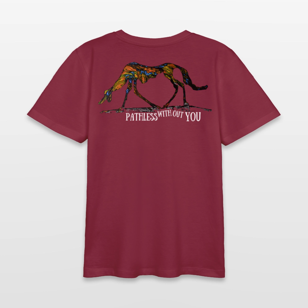 Unisex Teenager T-Shirt Lucy - Burgunderrot