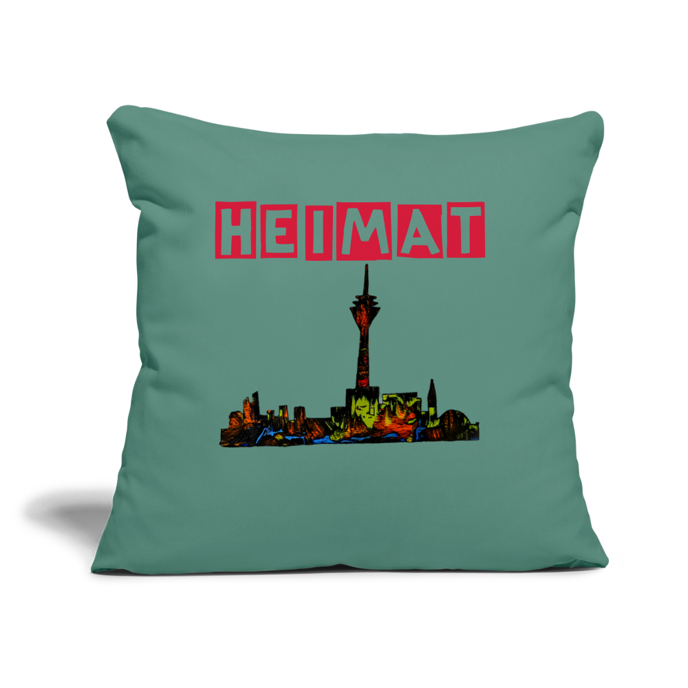 Sofakissen mit Füllung 44 x 44 cm - Tanngrün