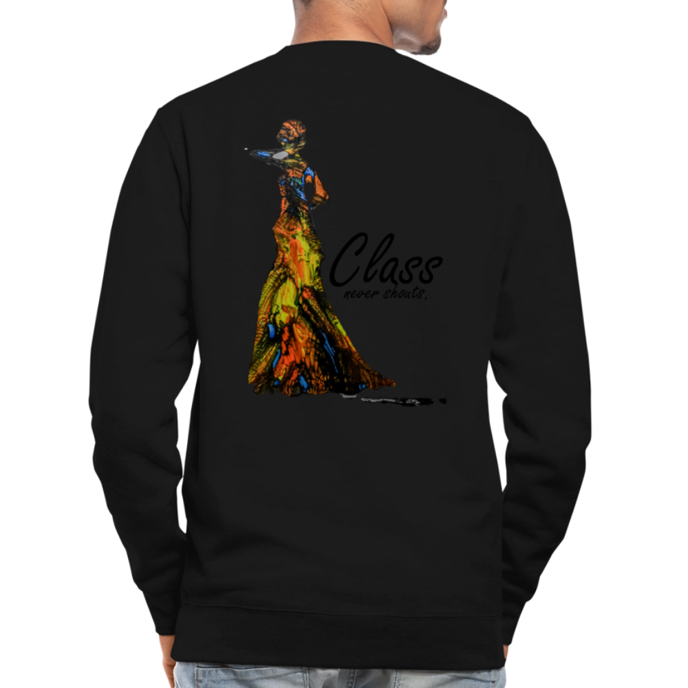 Unisex Pulli Class Backprint - Schwarz