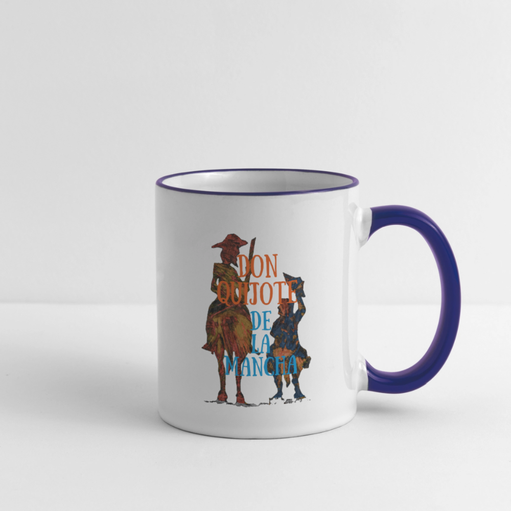 Tasse - Weiß/Kobaltblau