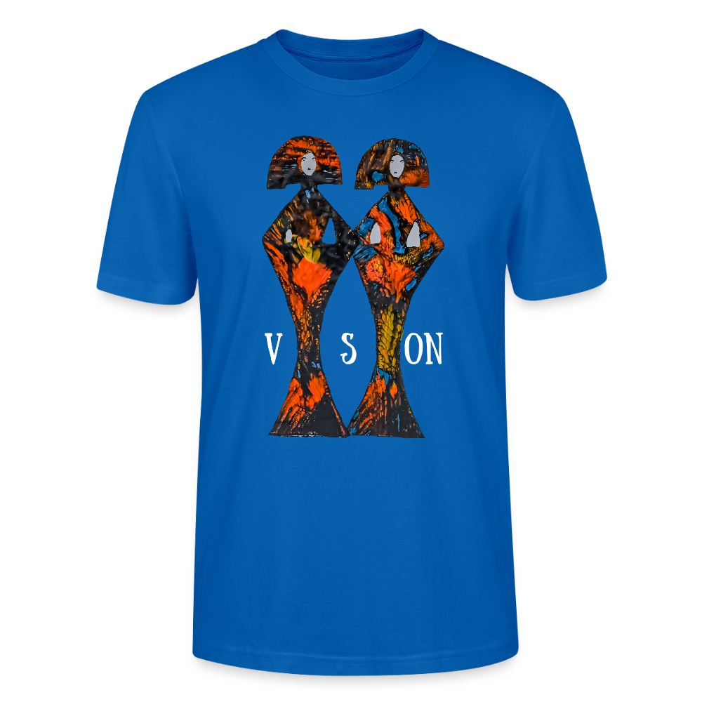 Unisex T-Shirt Geishas - Pfauenblau
