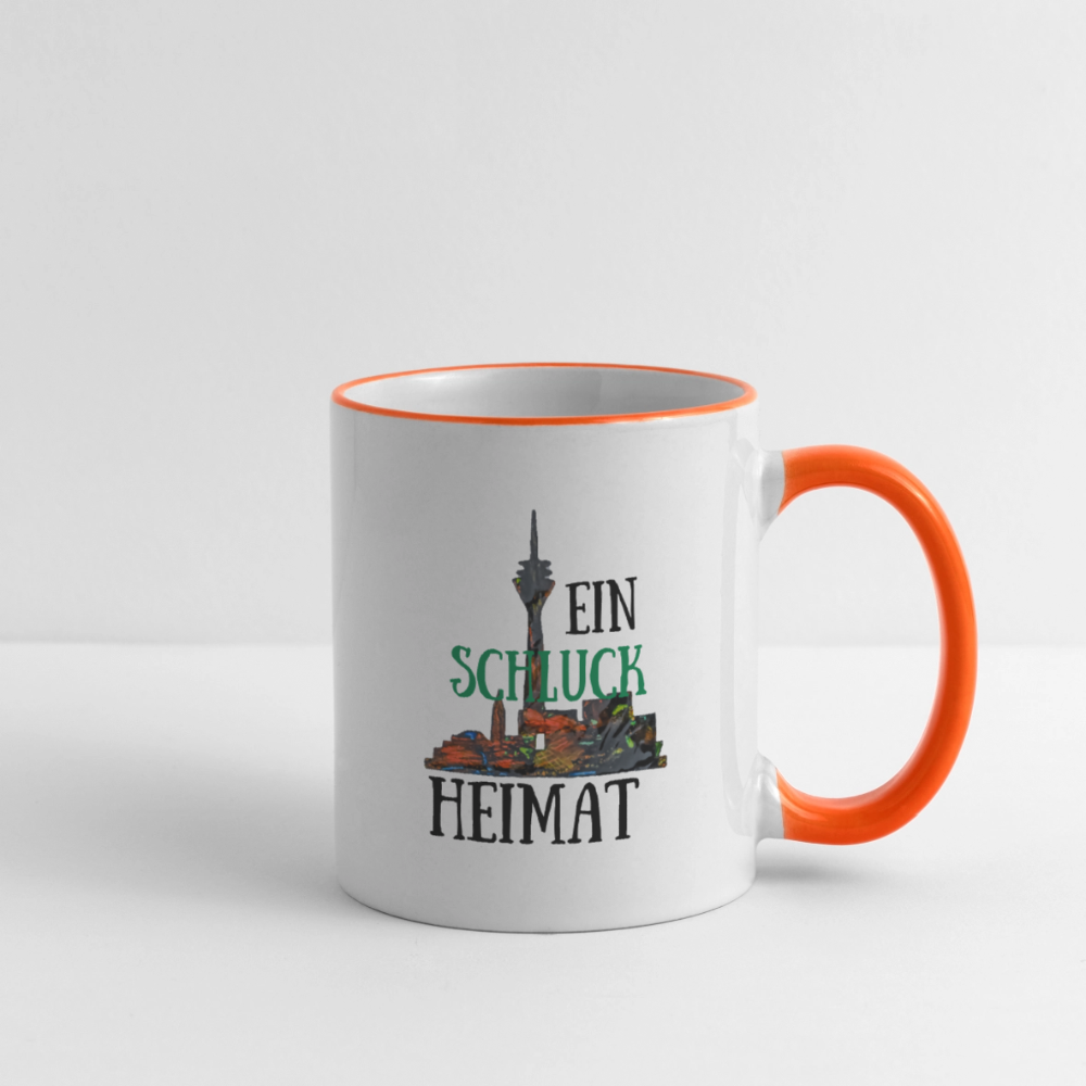 Tasse - Weiß/Orange