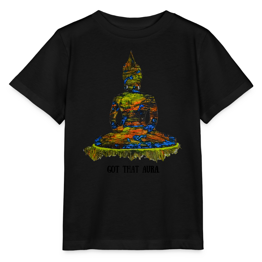 Unisex Kinder T-Shirt Zirkulation - Schwarz