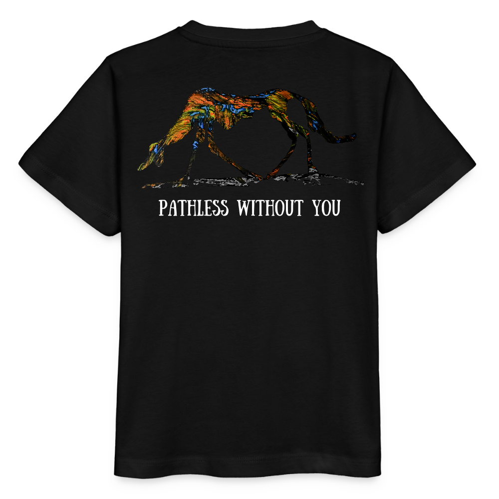 Unisex Kinder T-Shirt Lucy - Schwarz