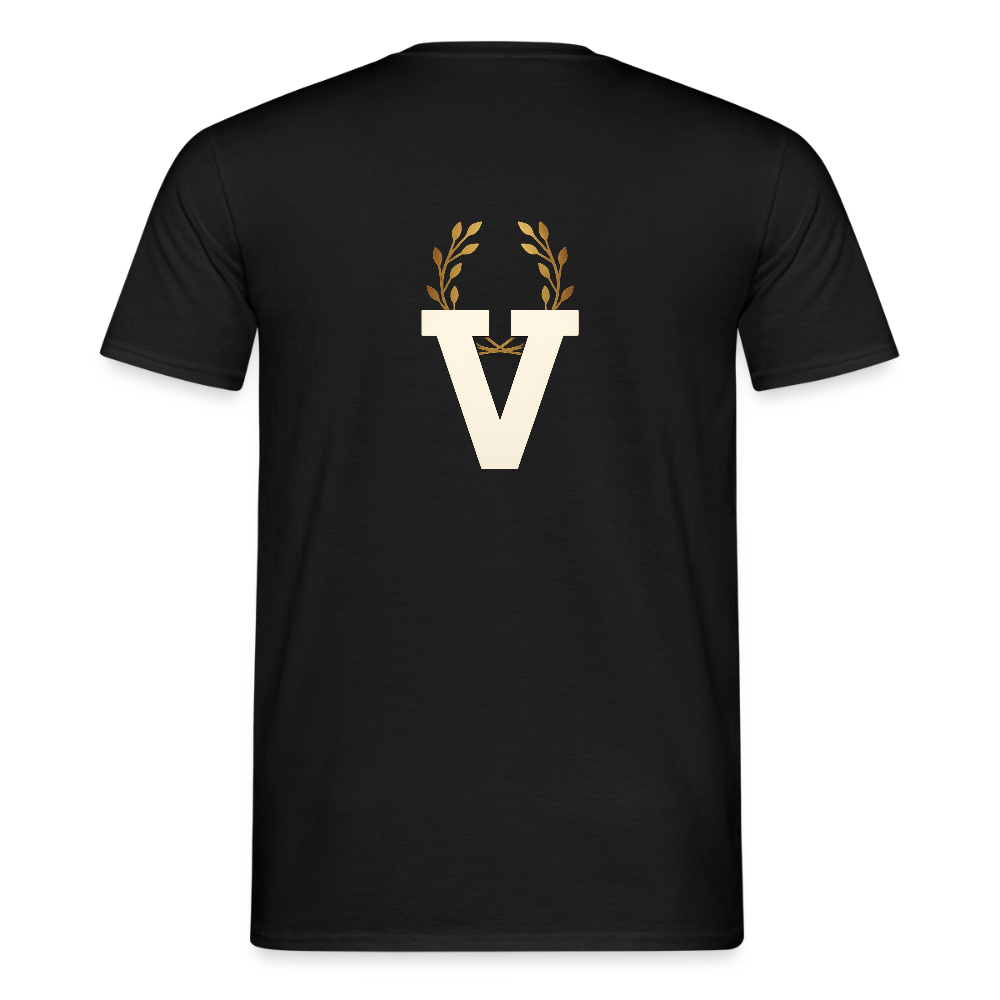 Männer T-Shirt Stille - Schwarz