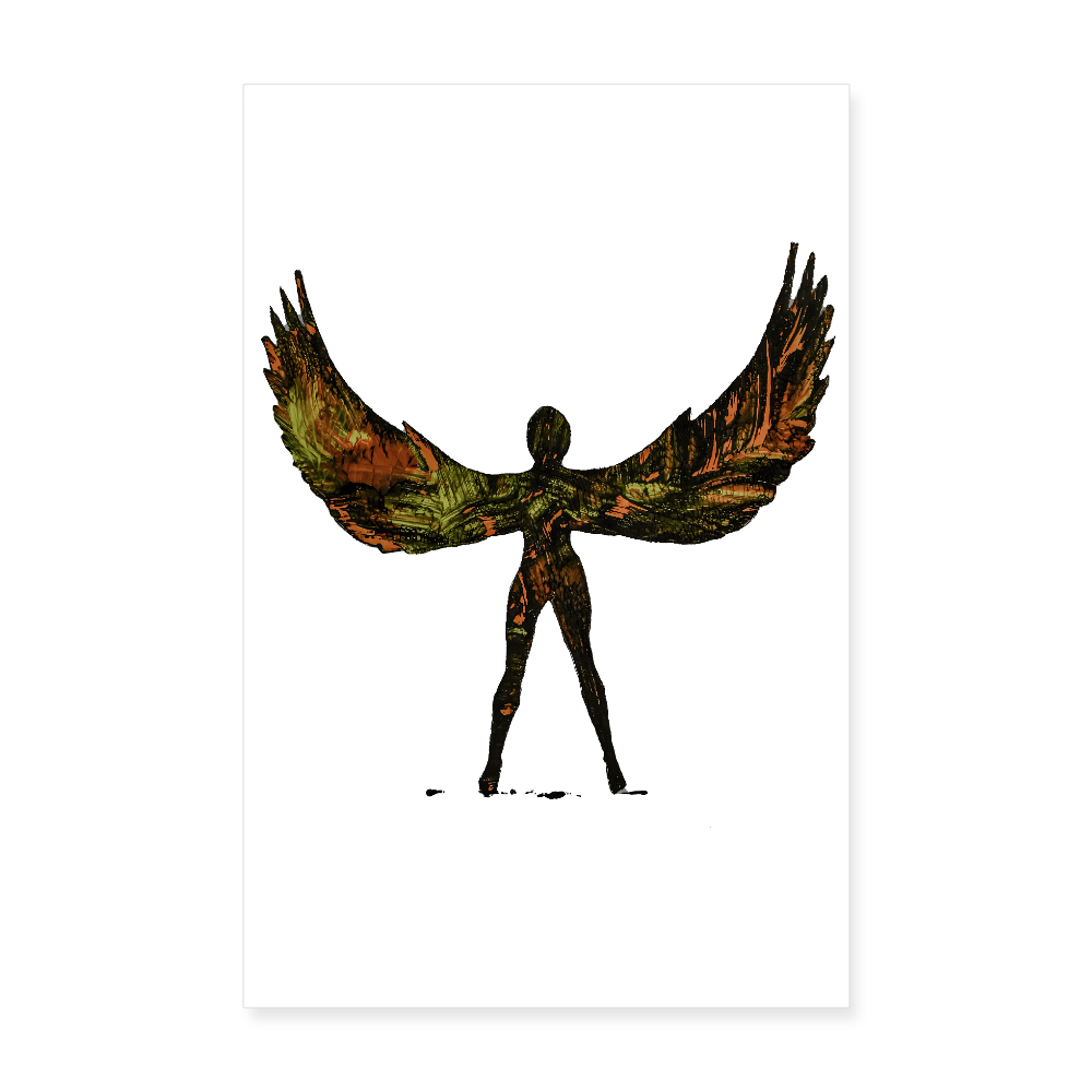 Poster 20x30 cm - Weiß