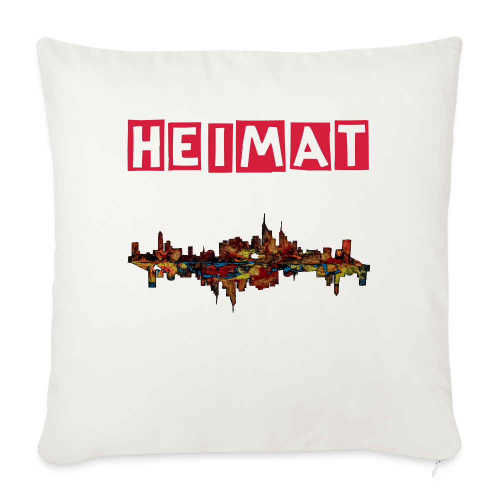 Sofakissen mit Füllung 44 x 44 cm - Naturweiß