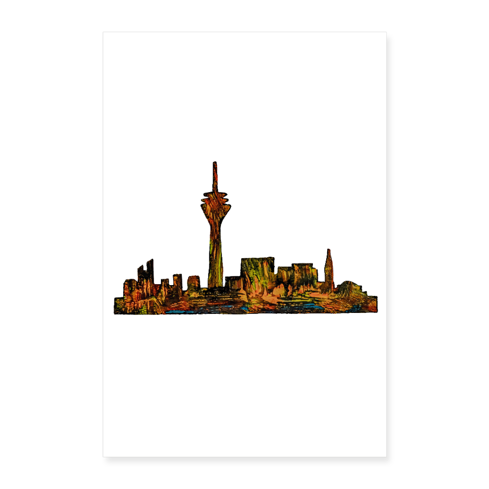 Poster 60x90 cm - Weiß