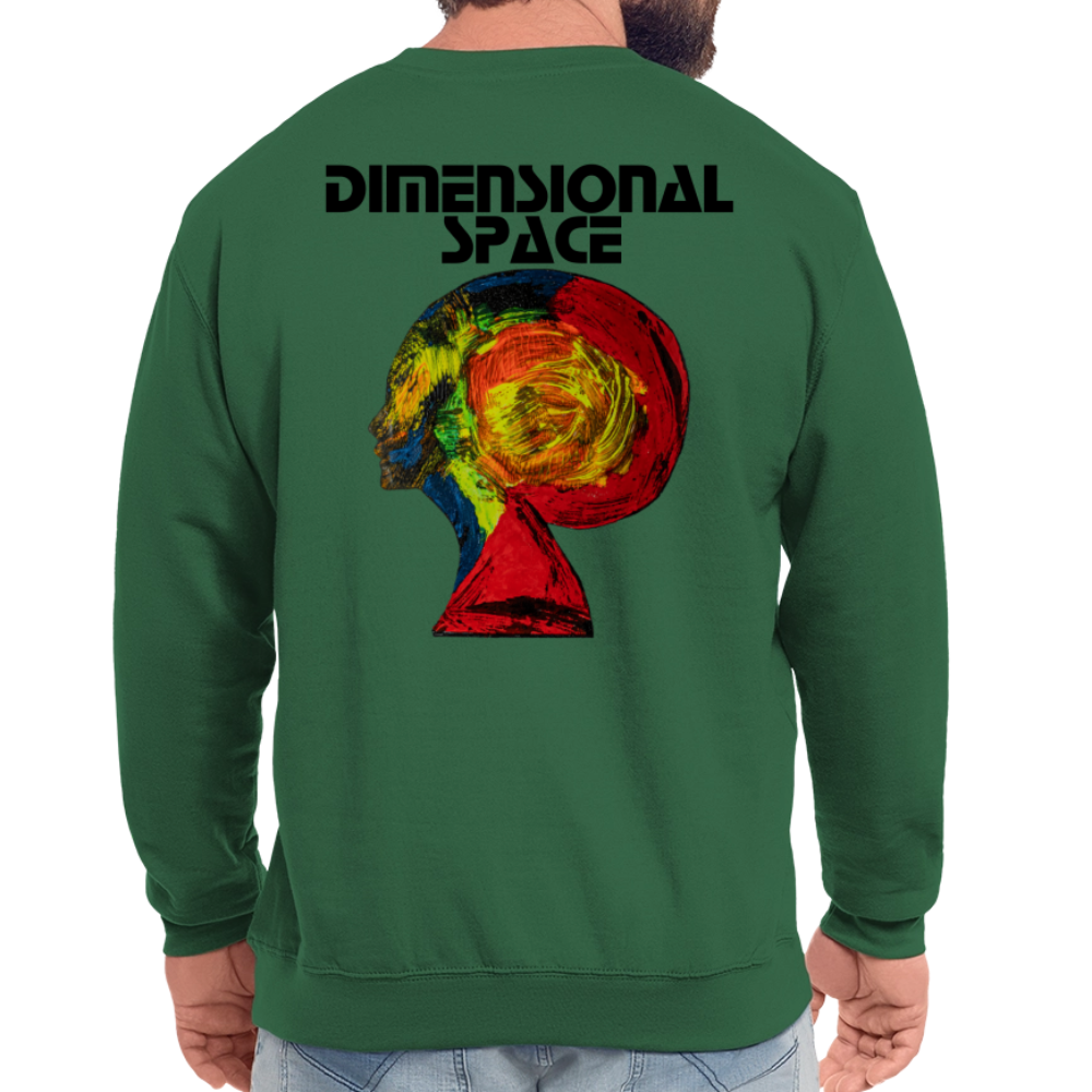 Unisex Pulli Gaia Backprint - Grün