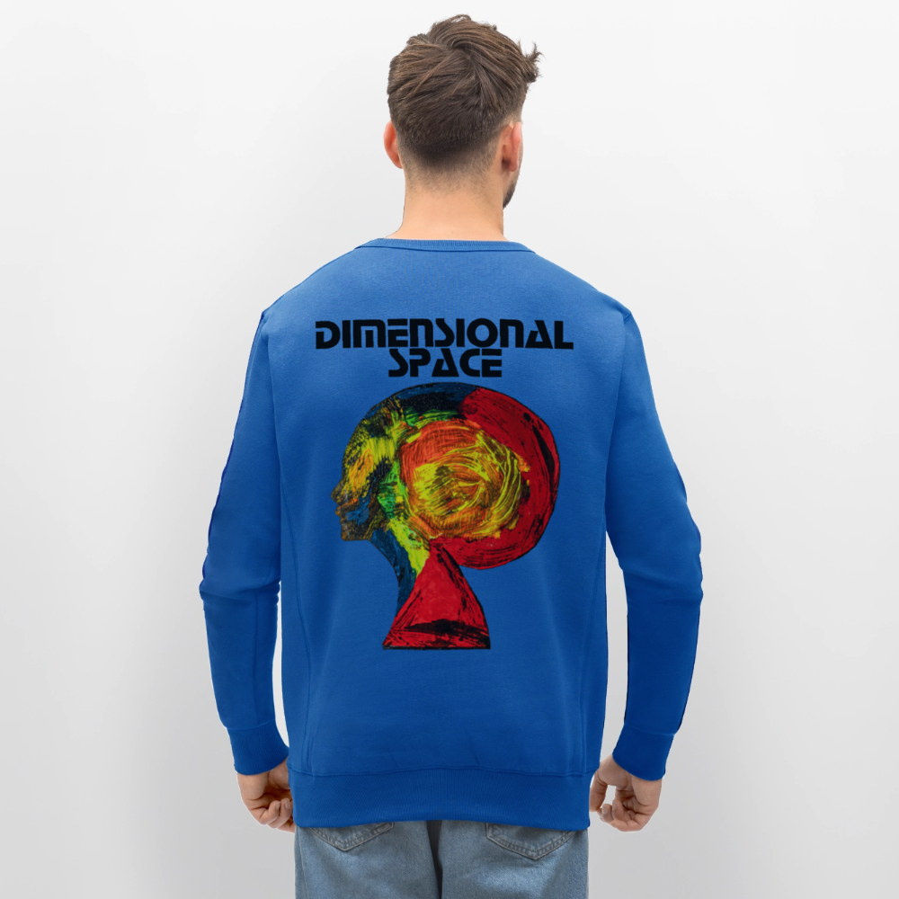 Unisex Bio Pulli Gaia Backprint - Königsblau