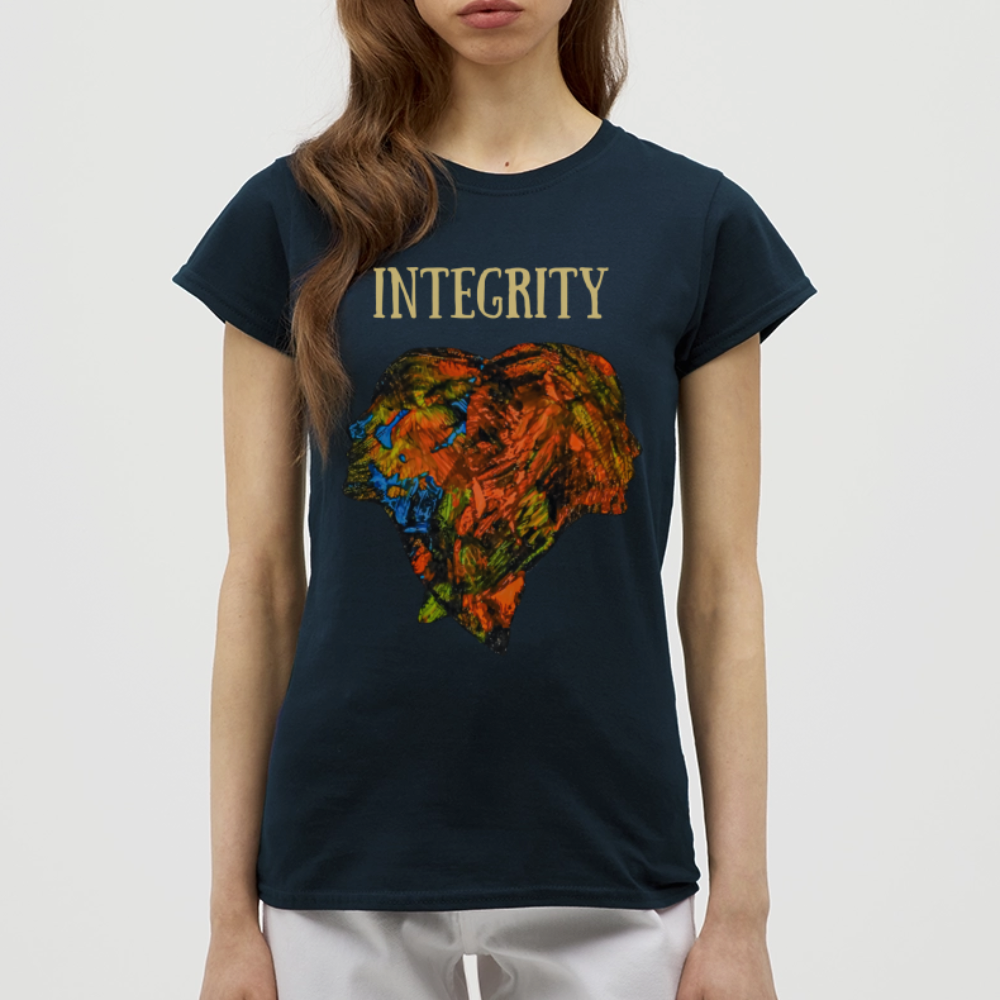 Frauen T-Shirt Espejo - Navy