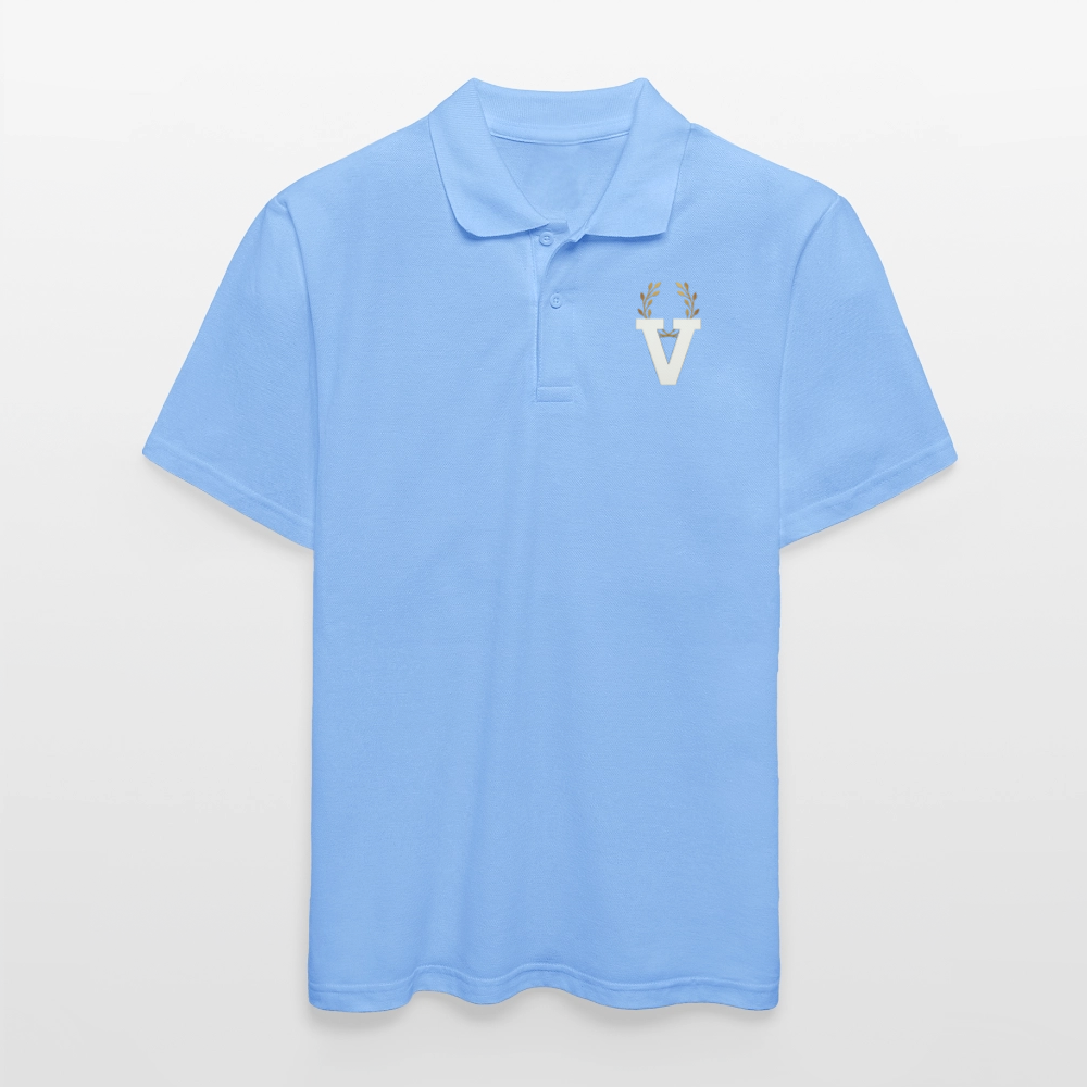 Männer Poloshirt - Himmelblau