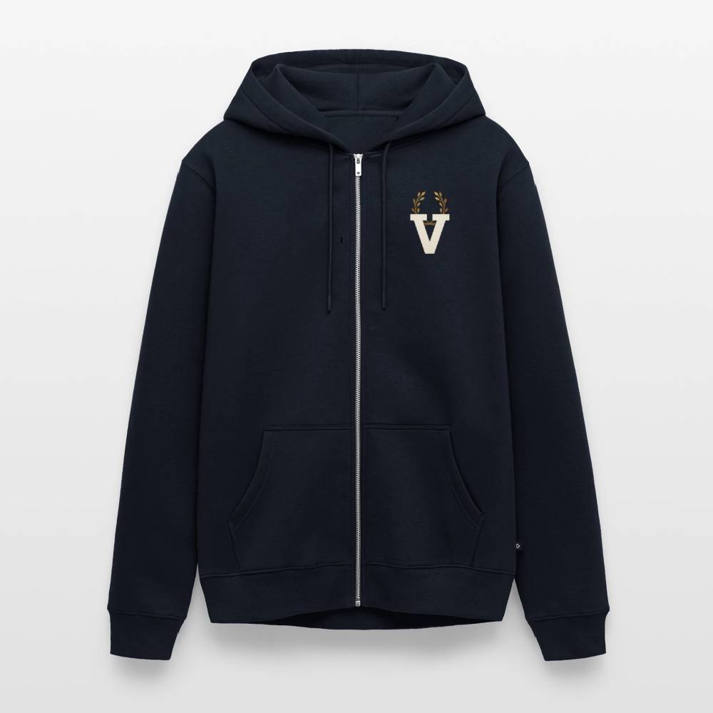 Männer Kapuzenjacke Don Quixote Backprint - Navy