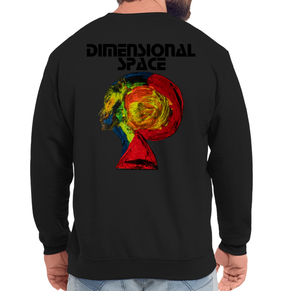 Unisex Pulli Gaia Backprint - Schwarz