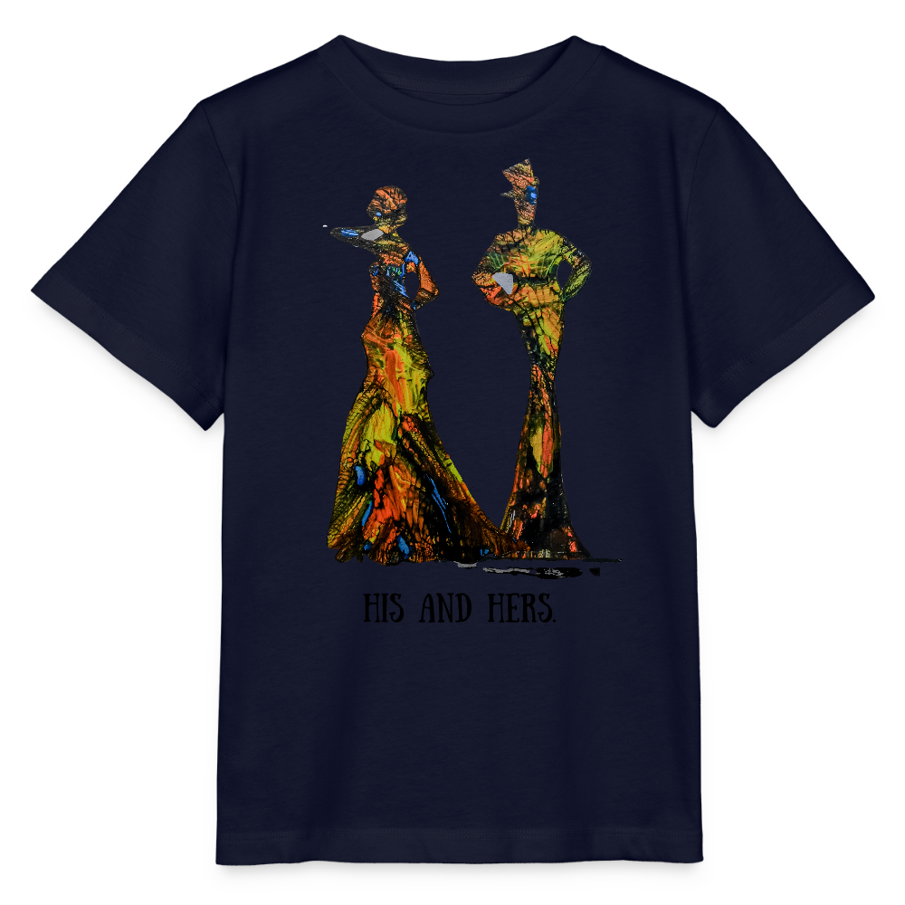 Unisex T-Shirt Zylinder und Stella - Navy