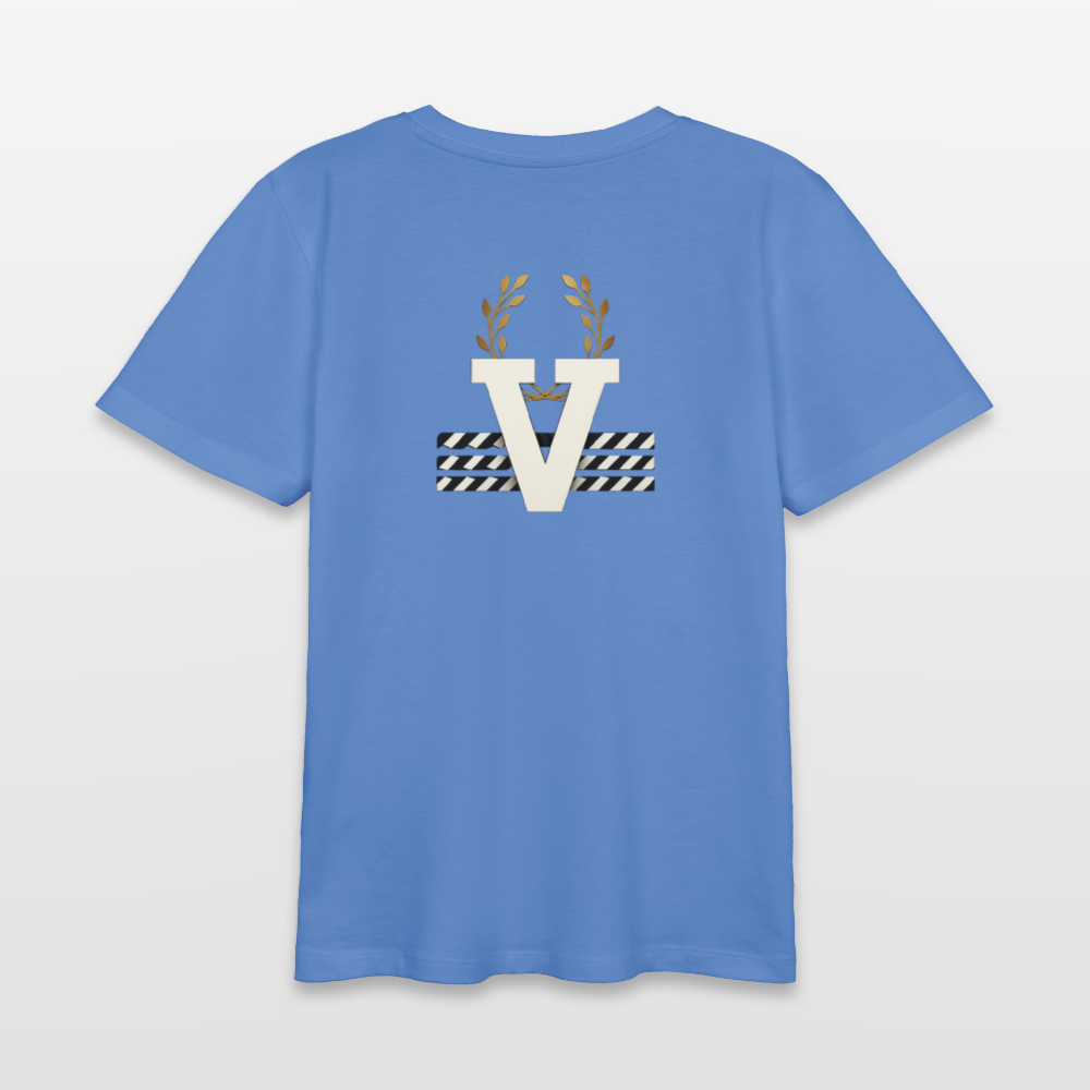 Unisex Teenager T-Shirt Düsseldorfer Skyline V.9 - Blau