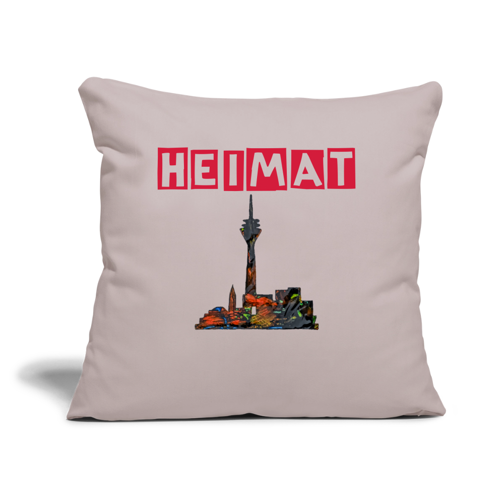 Sofakissen mit Füllung 44 x 44 cm - helles Taupe