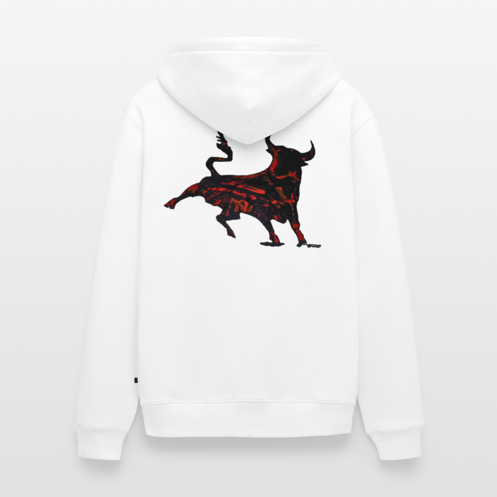 Männer Kapuzenjacke Torro Backprint - Weiß