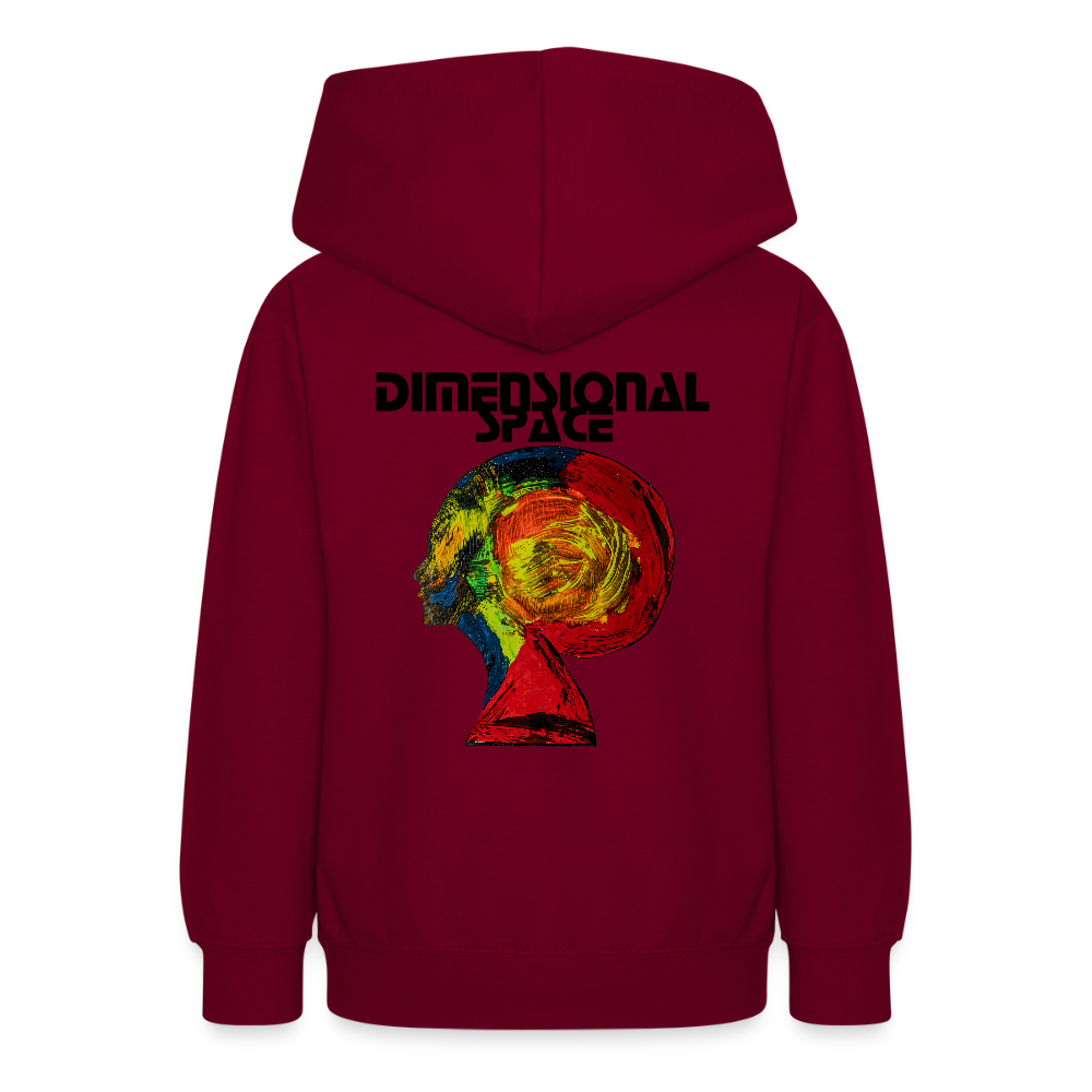 Teenager Hoodie Gaia Backprint - Bordeaux