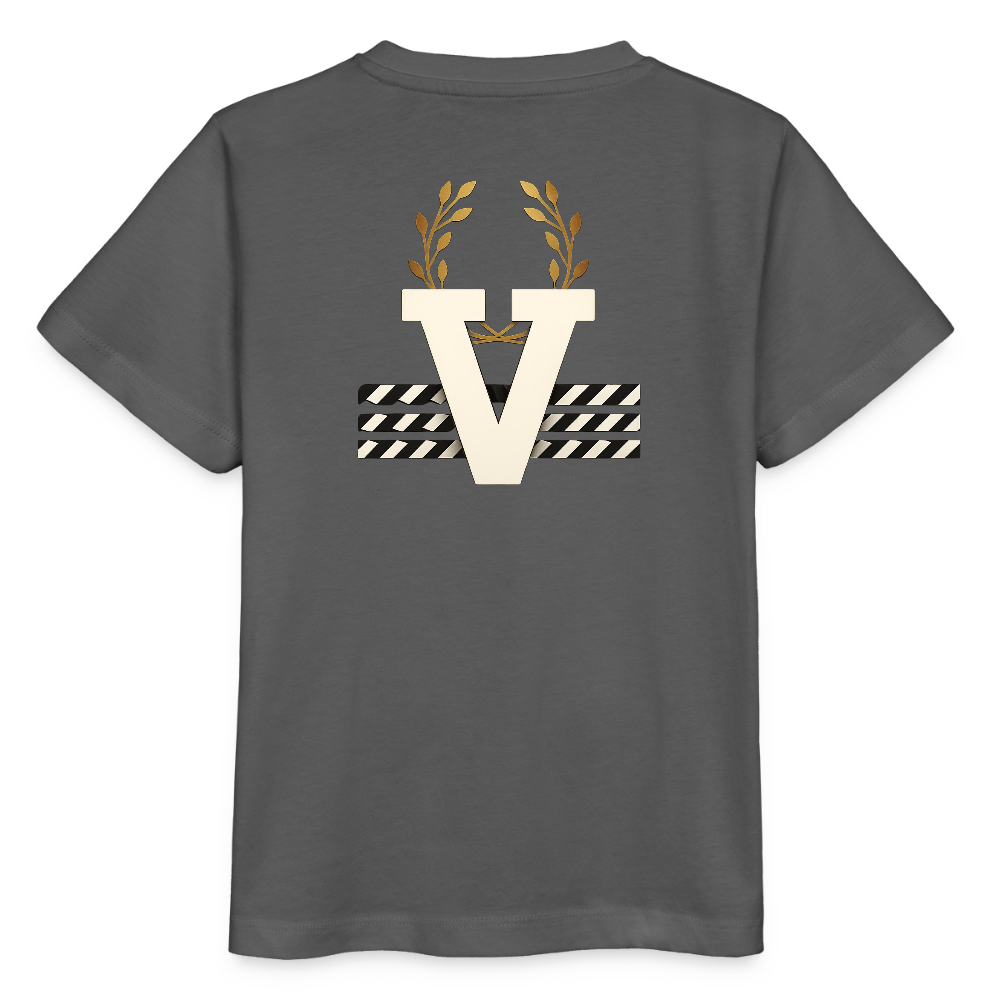 Unisex T-Shirt Zylinder und Stella - Anthrazit