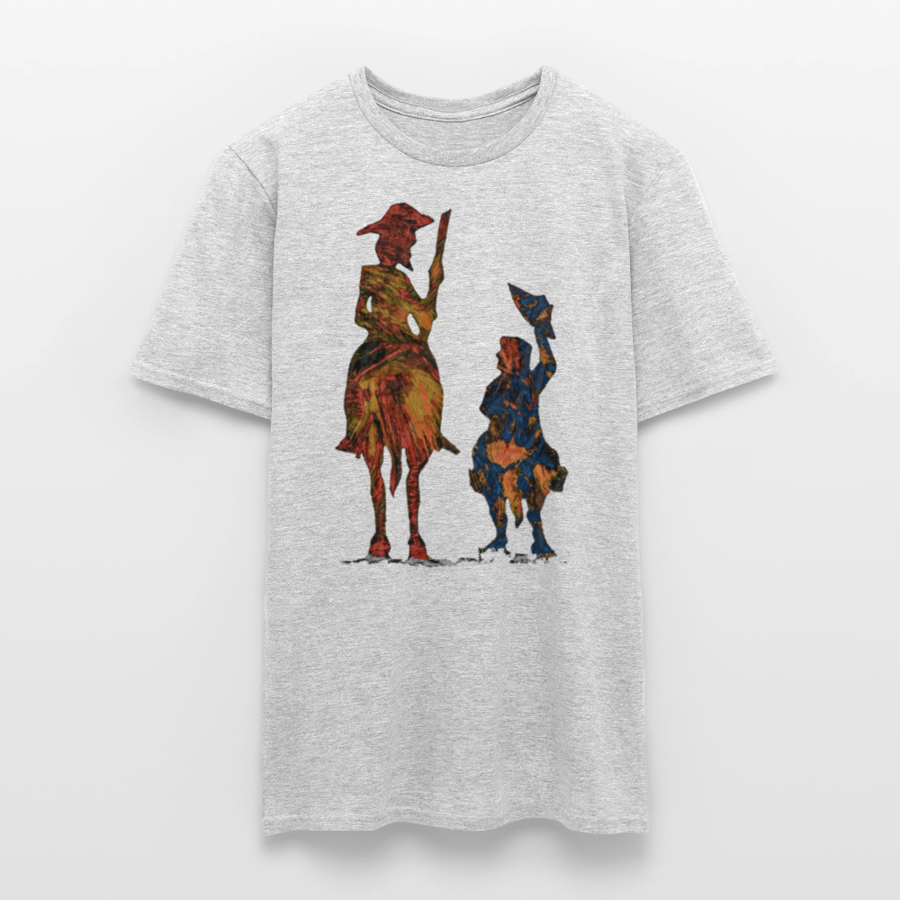 Männer T-Shirt Don Quixote - Grau meliert