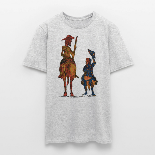 Männer T-Shirt Don Quixote - Grau meliert