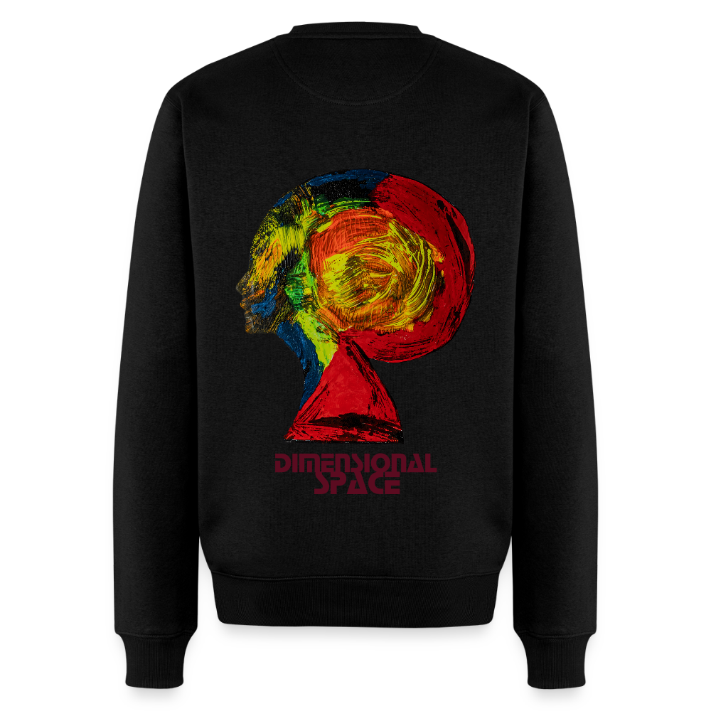 Männer Pulli Gaia Backprint - Schwarz