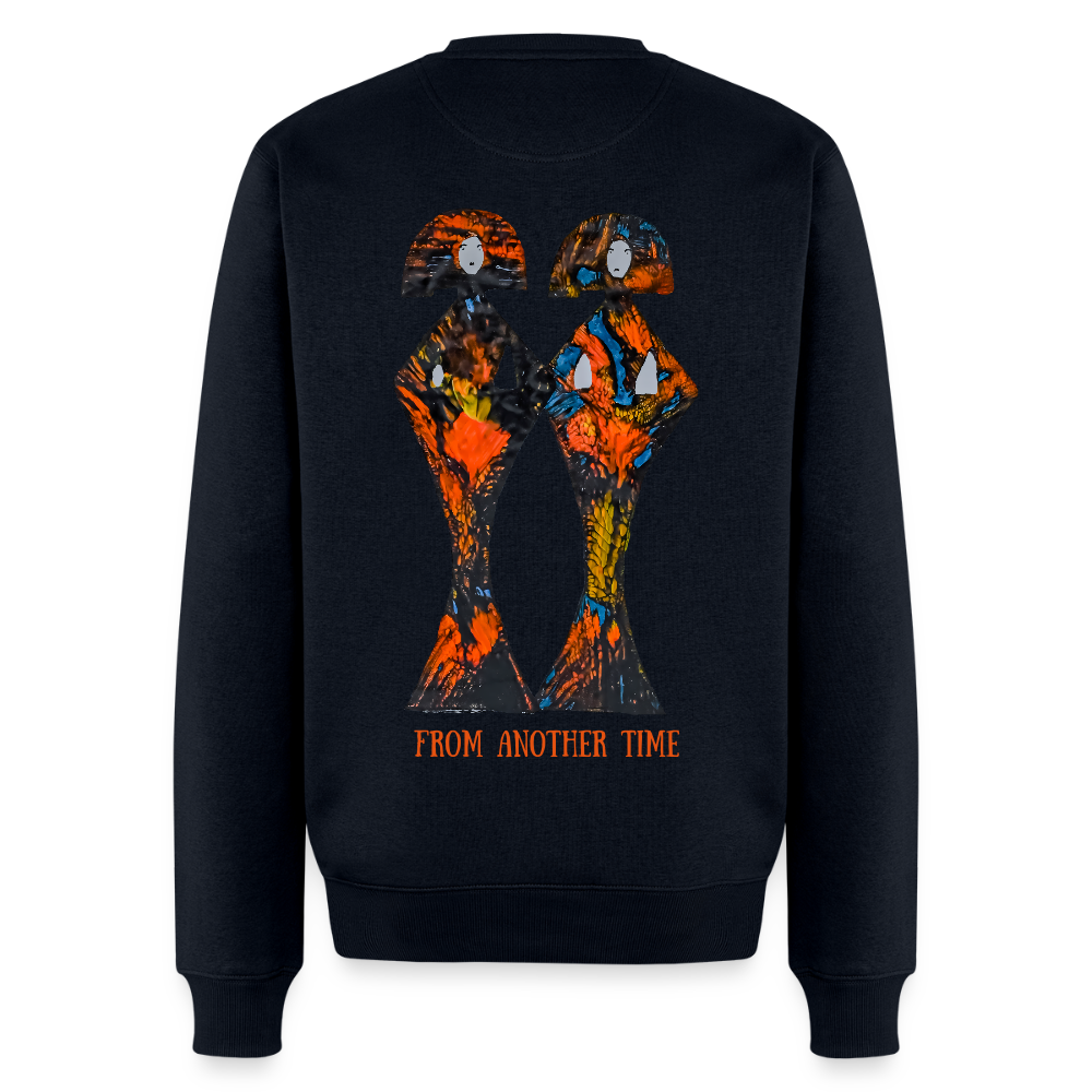 Männer Pulli Geishas Backprint - Navy