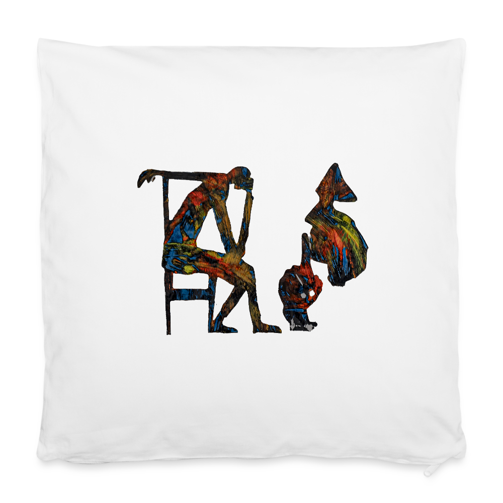 Kissenbezug 40 x 40 cm - Weiß