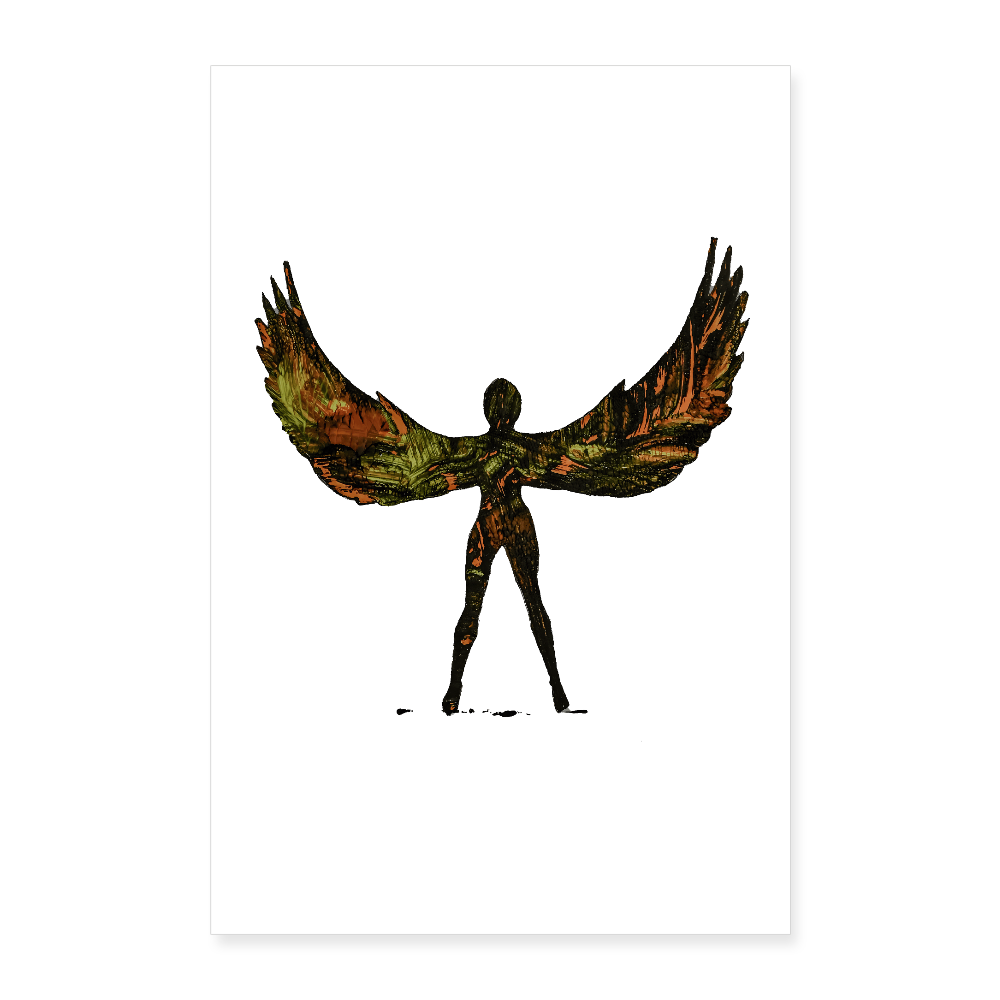 Poster 40x60 cm - Weiß