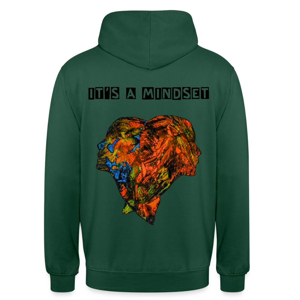 Unisex Hoodie Espejo Backprint - Flaschengrün