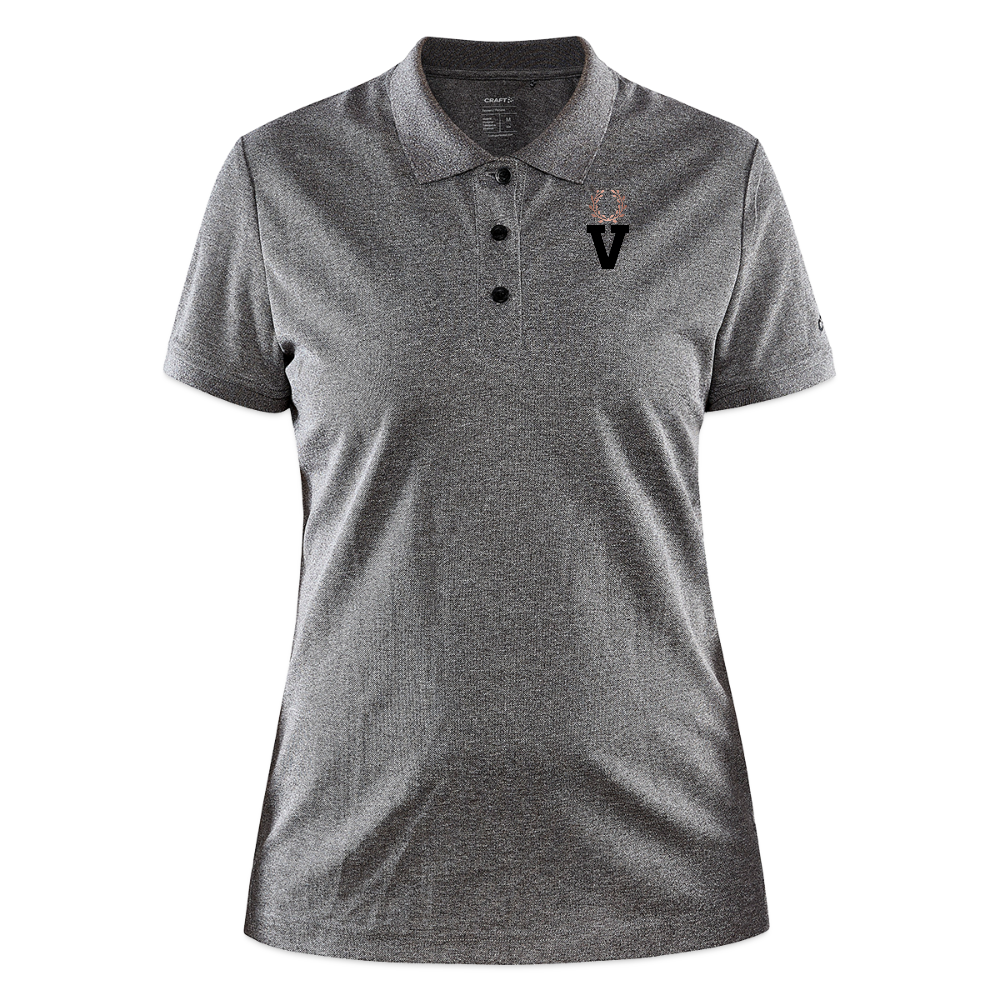 CRAFT Core Unify Frauen Polo - Dunkelgrau meliert